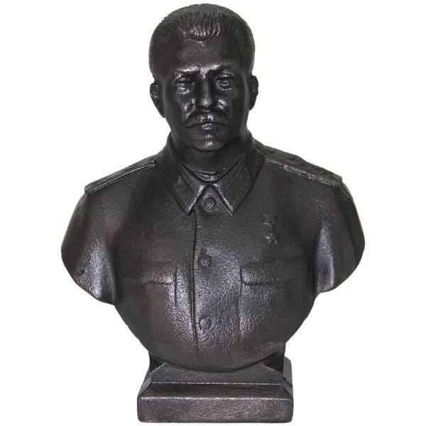 Бюст ( скульптура ) И.В. Сталин настольный 17 см чугун (4904978) - HAKKI
