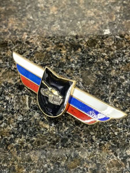 Знак должностной Командира учебной части и другого воинского формирования Танковых войск закрутка (2309010) - HAKKI