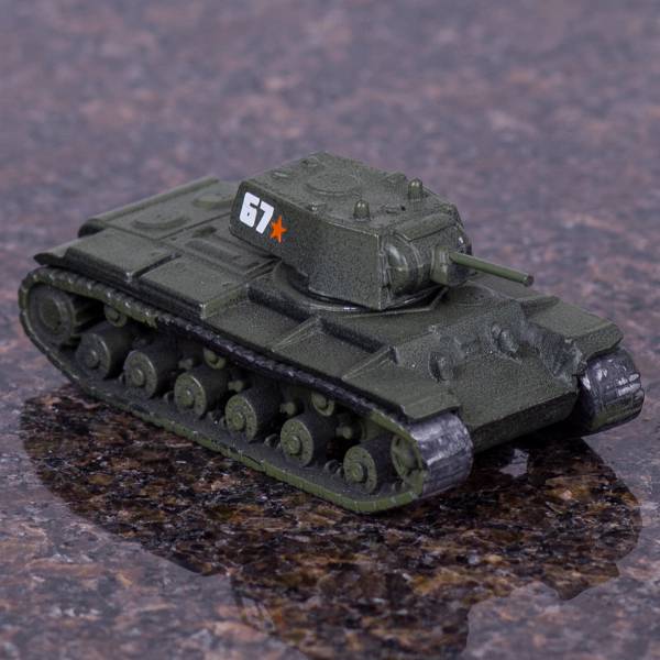 Модель танка КВ-1 масштаб 1:100 (4901019) - HAKKI