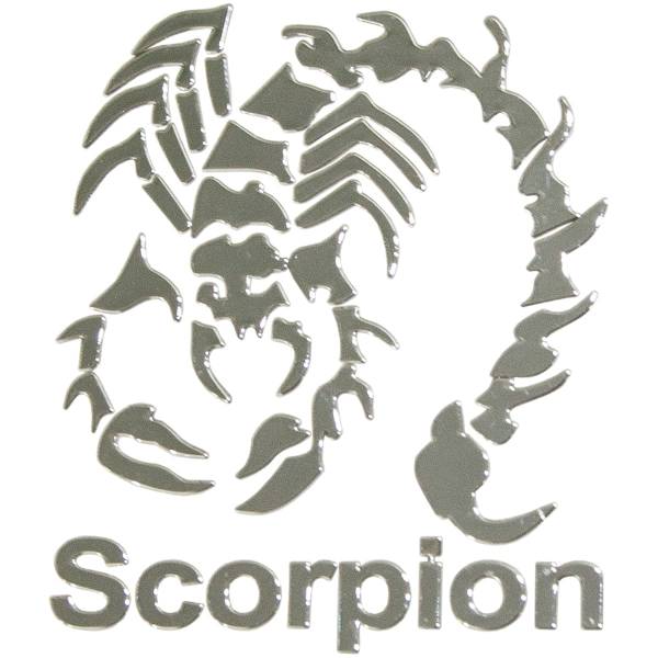 Наклейка металлизированная Скорпион / Scorpion 4,5х5 (4420062) - HAKKI