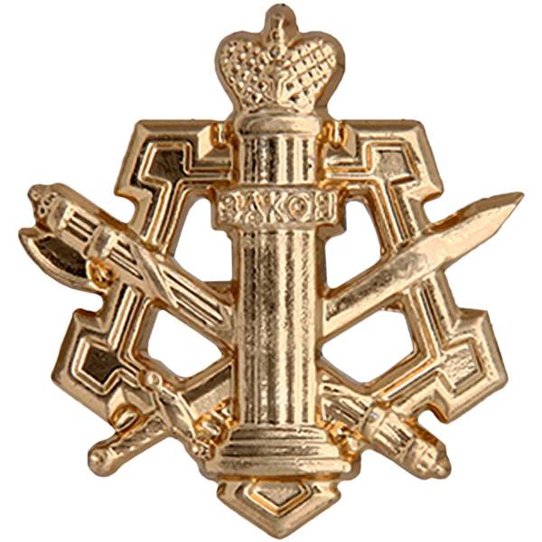 Эмблема ( знак ) петличная ( петлица ) ФСИН России золотистая (2102073) - HAKKI