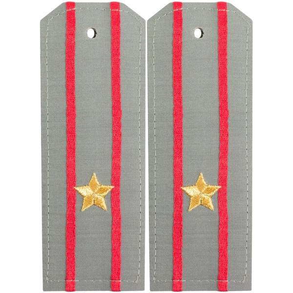 Погоны Общевойсковые повседневные на рубашку Майор машинная вышивка пластик (2208037) - HAKKI