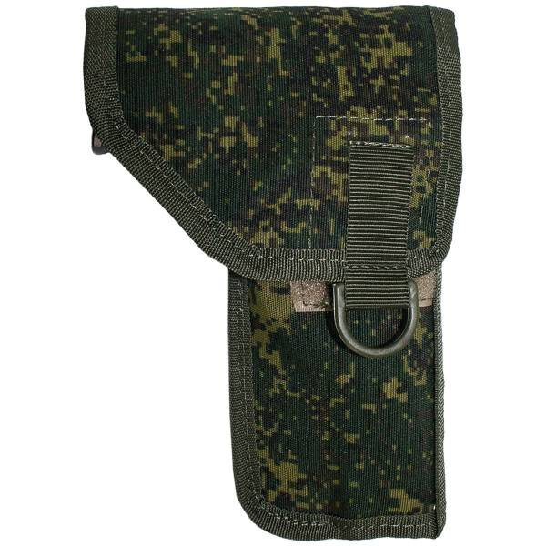 Кобура универсальная для ПЯ ГЛОК -17 ГШ -18 Molle камуфлированная цифра зеленая (3203067) - HAKKI