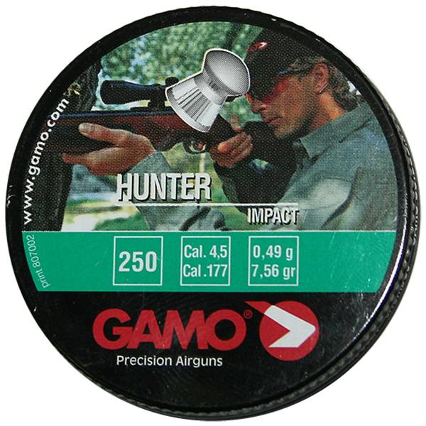 Пули Gamo для пневматического оружия Hunter 14293 калибр 4,5 мм 250 шт (3107992) - ВОЕНТОРГ ТЫЛОВИК