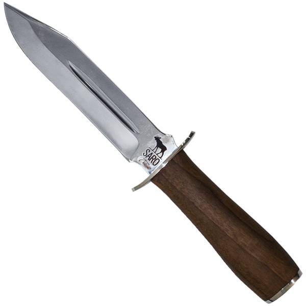 Нож туристический САРО ( SARO ) разделочный НР-2000 AUS6 в чехле (3917090) - HAKKI
