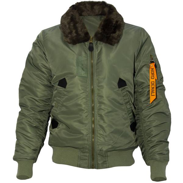 Куртка ( бомбер ) NORD DENALI B-15 Replica Sage оливковая (1105848) - HAKKI