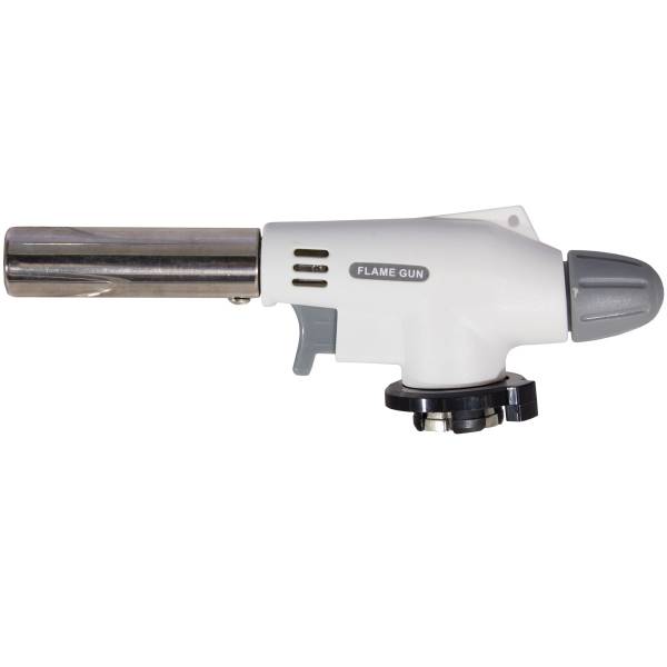 Горелка газовая Flame Gun the electron strikesa light 920 c пьезоподжигом белая (3326002) - HAKKI