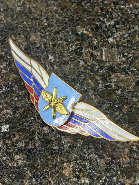 Знак должностной Командира отдельного батальона ВКС закрутка (2309040) - HAKKI