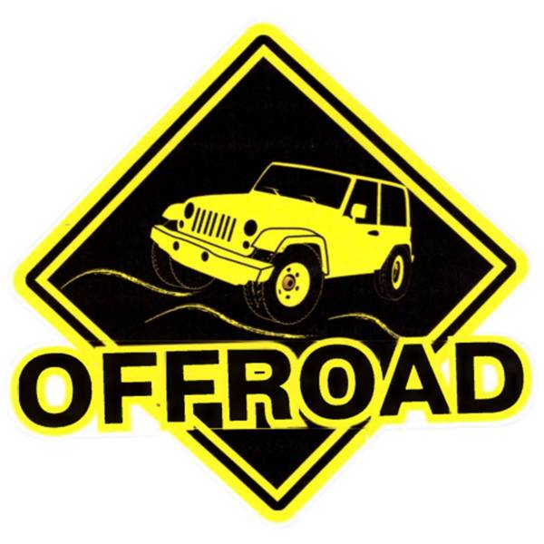 Наклейка на авто виниловая OFFROAD 12,5х12,5 (12017318)