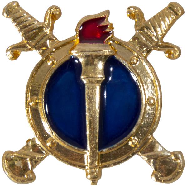 Эмблема ( знак ) петличная ( петлица ) Следственные органы ( Юстиция ) Полиция ОВД МВД России золотистая (2102030) - HAKKI