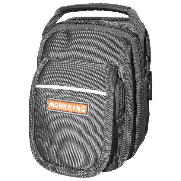 Сумка ( барсетка ) MONKKING поясная G-29 серая (3310873) - HAKKI
