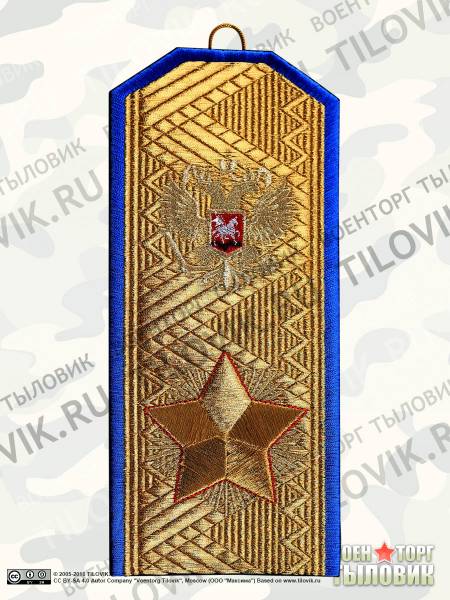 Вымпел средний с вышивкой Маршал ФСБ (4503025) - HAKKI