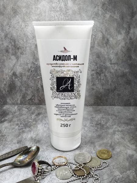 Паста LENBYTHIM ( ЛЕНБЫТХИМ ) полировочная ( полировальная ) Асидол - М ( ASIDOL-M ) 250 гр (1608250) - HAKKI