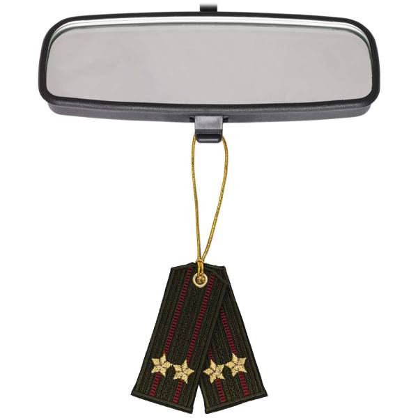 Вымпел мини в авто погоны вышитые Подполковник ВС РФ (4501029) - HAKKI