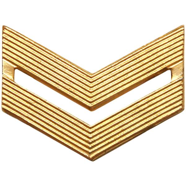 Знак различия ( лычка ) на погон Младший сержант золотистая (2101045) - HAKKI