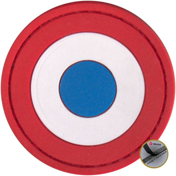 Нашивка ( шеврон патч patch ) тактическая Эмблема ВВС Франции 3D PVC ( пластизоль ) на липучке D-4,7 красная (2504237) - HAKKI