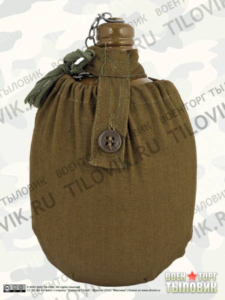 Фляга армейская солдатская с чехлом уставная штамп 1955 года (3407002) - ВОЕНТОРГ ТЫЛОВИК