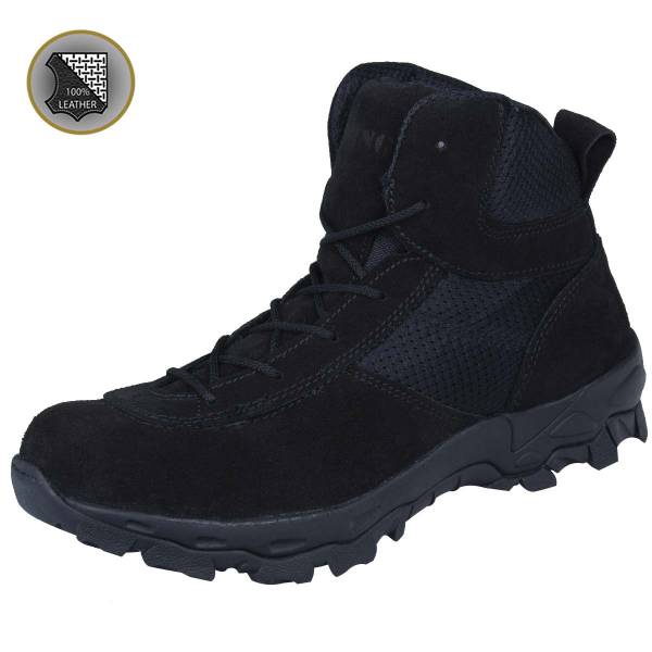 Ботинки с высоким берцем ( берцы ) GARSING ( ГАРСИНГ ) ARAVI BLACK SUEDE 0626 С облегченные черные (1502200) - HAKKI