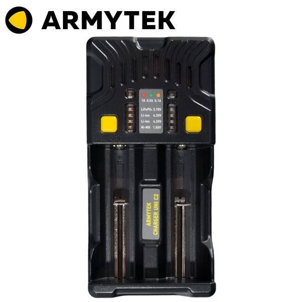 Зарядное устройство Armytek ( Армитек ) универсальное Charger Uni C2 Plug tyre С с автомобильным адаптером (3311814) - HAKKI