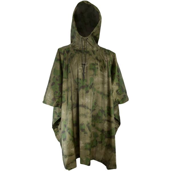 Плащ - накидка GARSING ( ГАРСИНГ ) PONCHO ( ПОНЧО ) GSG-39 дождевик ветровлагозащитный ( ВВЗ ) камуфлированный с капюшоном CAMO-AFG (1117997) - HAKKI