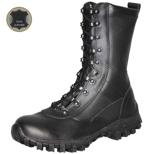 Ботинки с высоким берцем ( берцы ) GARSING ( ГАРСИНГ ) BLACK WOLF 2110 демисезонные черные (1502132) - HAKKI