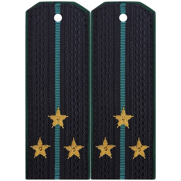 Погоны Пограничной Службы ФСБ Старший Лейтенант ( ручная вышивка ) (2209087) - HAKKI