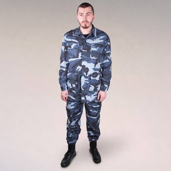 Костюм камуфлированный ( камуфляж ) POLIGON летний нато синий (1107087) - ВОЕНТОРГ ТЫЛОВИК