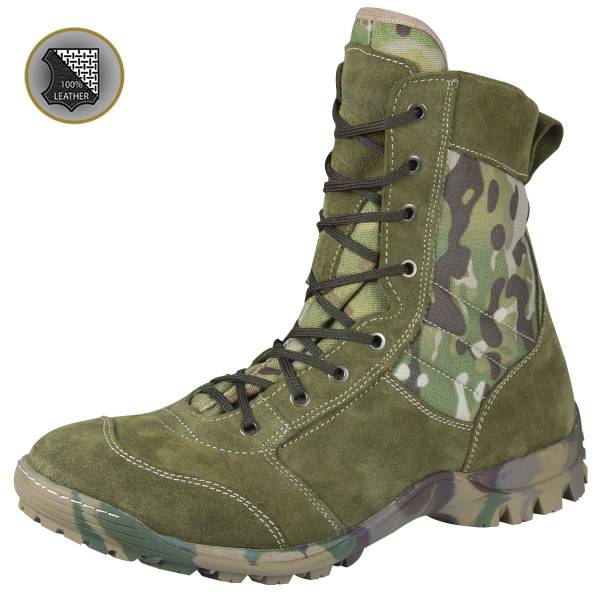 Ботинки с высоким берцем ( берцы ) GARSING ( ГАРСИНГ ) SABOTEUR CAMO MULTI 3390 МО облегченные CAMO-MULTI (1502191) - HAKKI