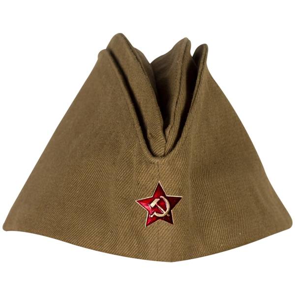 Пилотка военная солдатская СА ВС СССР со звездой оригинал (1405006) - ВОЕНТОРГ ТЫЛОВИК