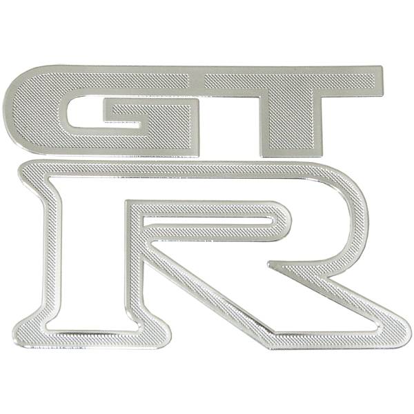 Наклейка металлизированная ДжиТи Эр ( GT R ) 6х4 (4420057) - HAKKI