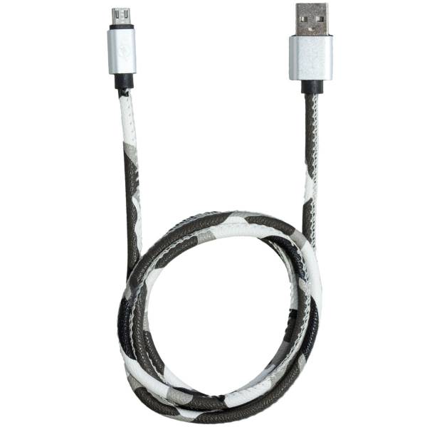 Кабель ( провод ) для зарядки телефона USB / Micro камуфлированный серый (4002007) - HAKKI