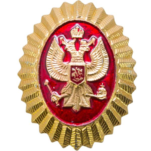 Кокарда Герб ( орел ) РФ золотистая (2105111) - HAKKI