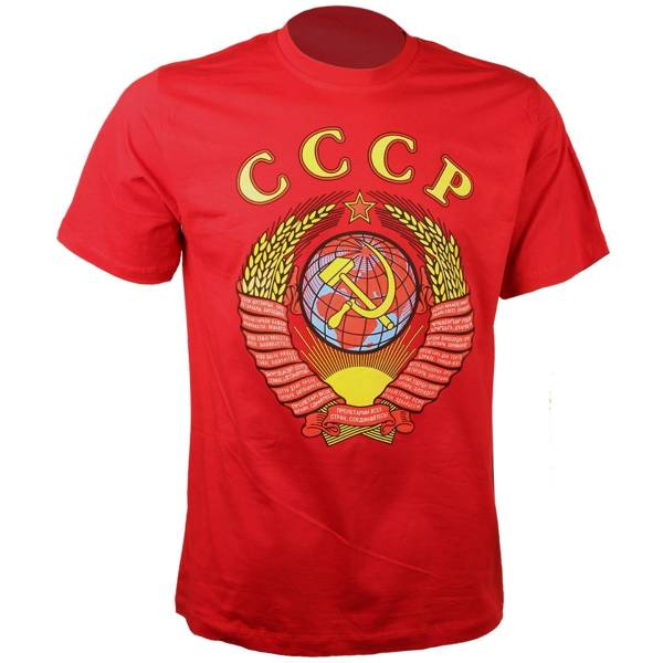 Футболка с символикой Герб СССР красная (1208124) - HAKKI