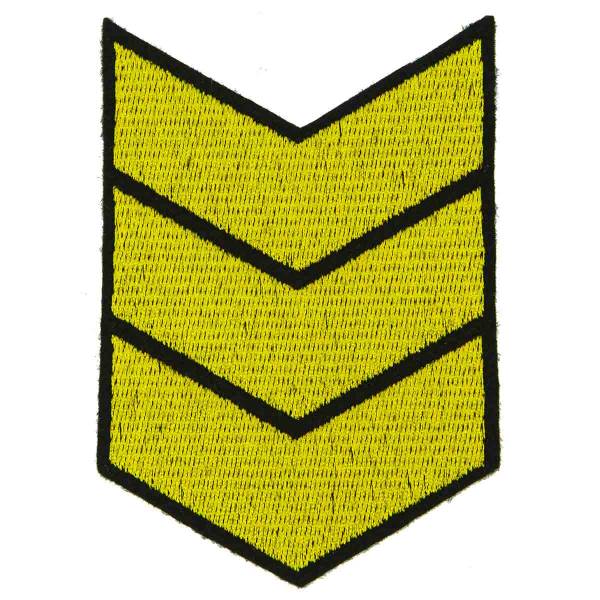 Знак - годичка ( нашивка шеврон ) нарукавный за выслугу лет ( по годам службы ) 15 лет вышитый (2508040) - HAKKI