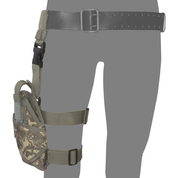 Кобура TAC набедренная для пистолета тактическая Classic SWAT открытая универсальная камуфлированная цифра белая (3203015) - ВОЕНТОРГ ТЫЛОВИК