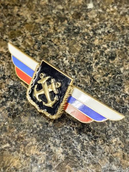 Знак должностной Командующего флотом ( кроме Северного флота ) и Каспийской флотилией закрутка (2309049) - HAKKI