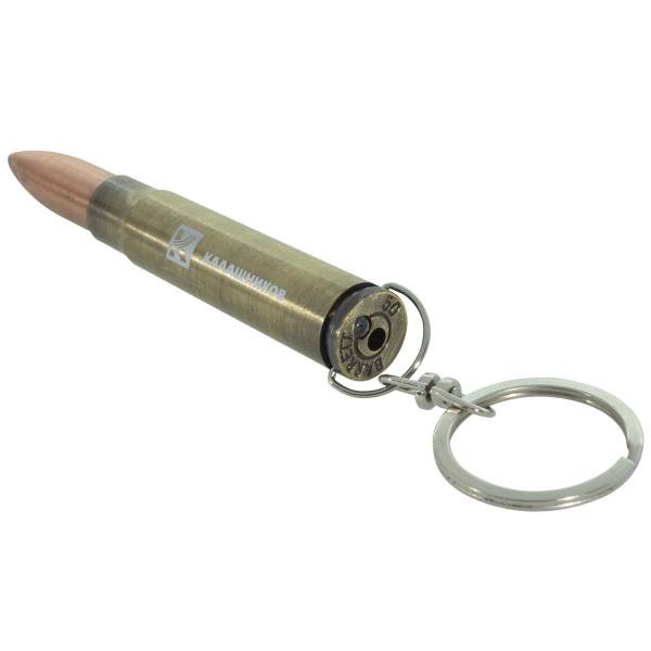 Брелок - фонарь КАЛАШНИКОВ сувенирный Патрон / BARRETT 50 с лазером (4402401) - HAKKI