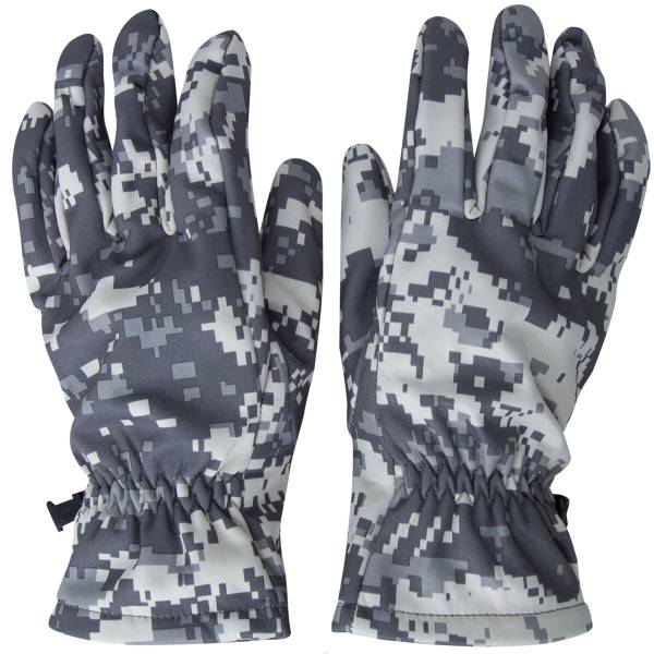Перчатки TAC Softshell мембрана утепленные с флисовой подкладкой камуфлированные цифра белая (1604936) - ВОЕНТОРГ ТЫЛОВИК