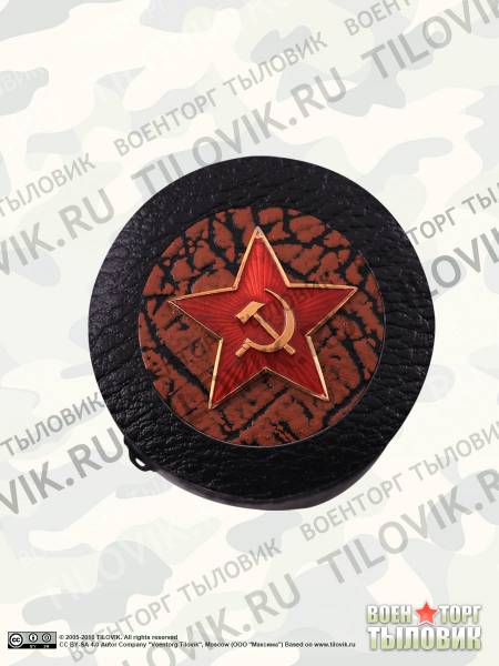 Набор подарочный стопки ( рюмки ) с символикой Звезда СССР в чехле 4х80 мл (4630160) - HAKKI