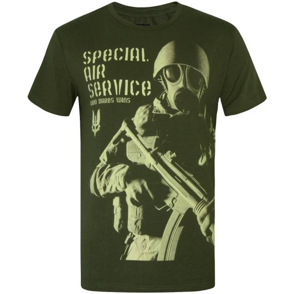 Футболка 726 GEAR мужская Special Air Service оливковая (1214028) - HAKKI