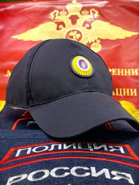 Бейсболка Полиция МВД ППС летняя уставная с кокардой темно-синяя (1401313) - HAKKI
