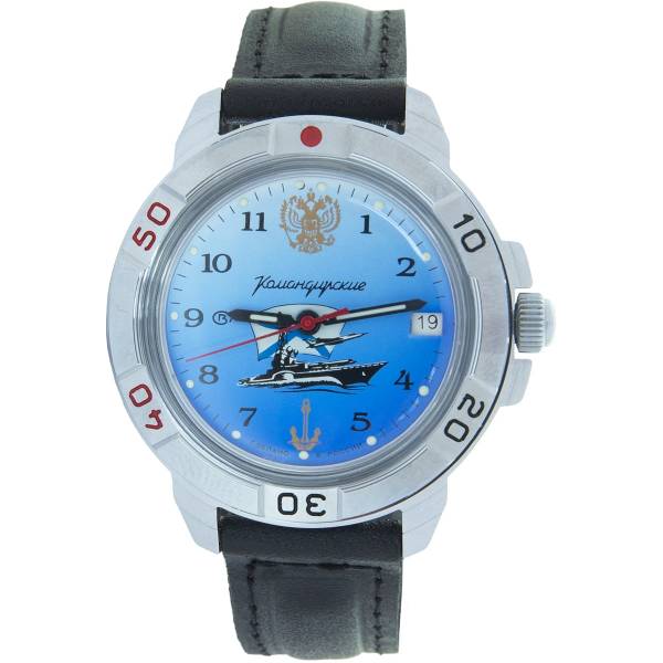 Часы наручные Восток ( Vostok ) Командирские с символикой ВМФ России 431139 (4105098) - ВОЕНТОРГ ТЫЛОВИК