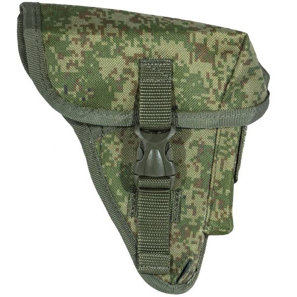 Кобура Азимут ( Azimut ) поясная КП-ПМ MOLLE ( МОЛЛЕ ) камуфлированная цифра зеленая (3203935) - HAKKI