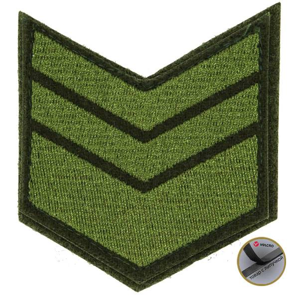 Знак - годичка ( нашивка шеврон ) нарукавный за выслугу лет ( по годам службы ) 7 лет полевой вышитый на липучке (2508057) - HAKKI