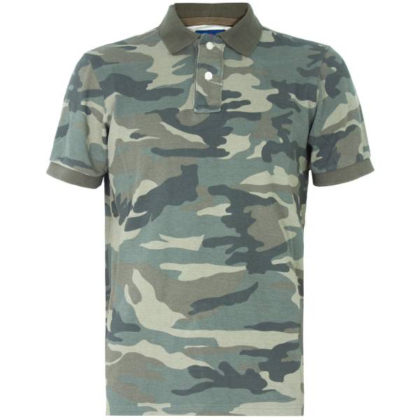 Футболка ( поло ) Abercrombie & FItch мужская камуфлированная нато коричневый (1214007) - ВОЕНТОРГ ТЫЛОВИК