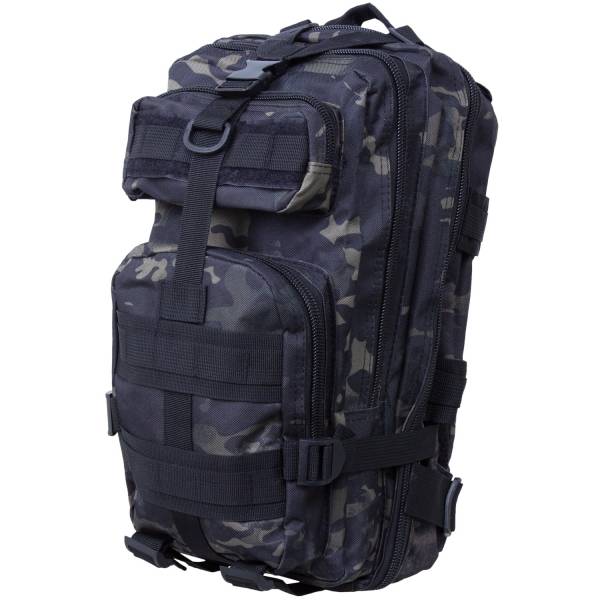 Рюкзак TAC штурмовой 22х42х22 20 л камуфлированный camo-multi черный (3306504) - ВОЕНТОРГ ТЫЛОВИК