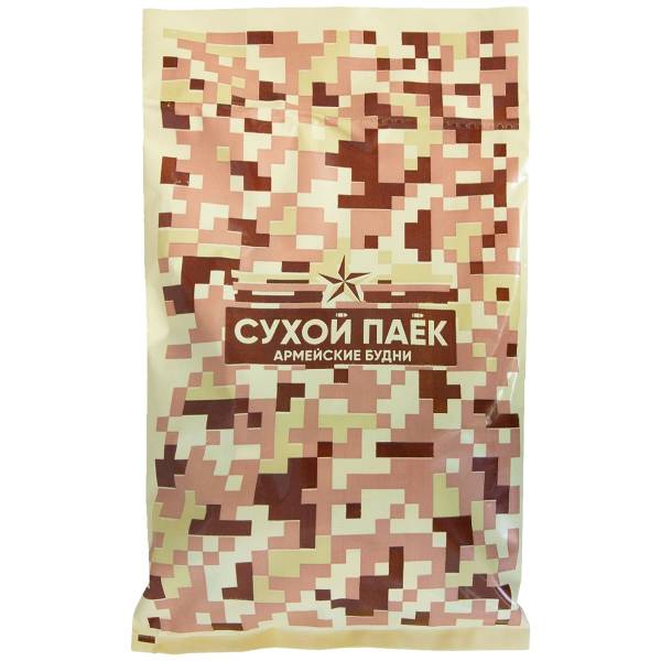 Индивидуальный рацион питания ( ИРП сухпаек сухпай ) АРМЕЙСКИЕ БУДНИ суточный ВОИН до 01-08.2023 г (9100162) - HAKKI
