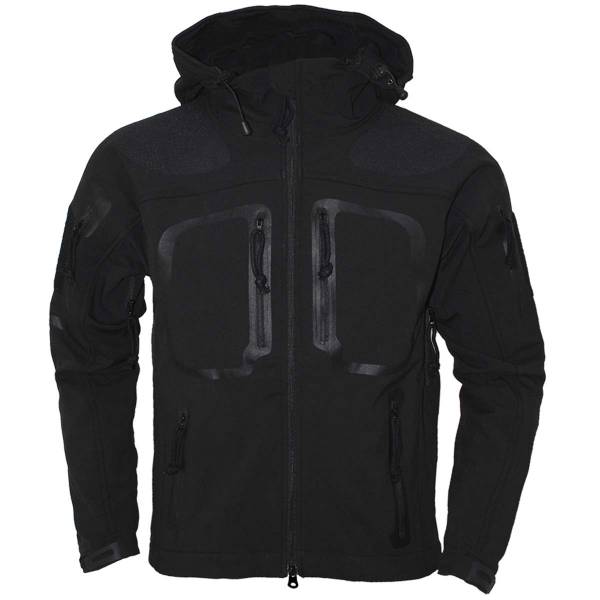 Куртка Tactical Frog SoftShell демисезонная ветровлагозащитная мембрана TF-SFSL-09 черная (1105112) - HAKKI