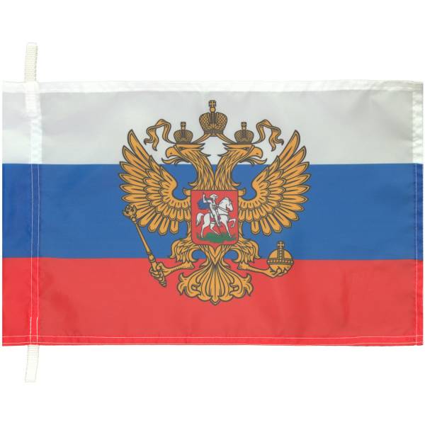 Флаг Герб ( орел ) России триколор 30х40 (4703050) - HAKKI