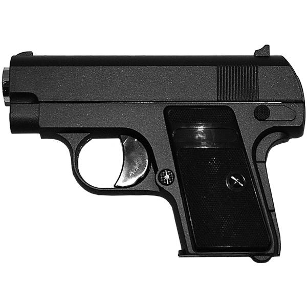 Пистолет GALAXY пневматический страйкбольный Colt 25 mini магазин 6 шт калибр 6 мм (3219005) - HAKKI